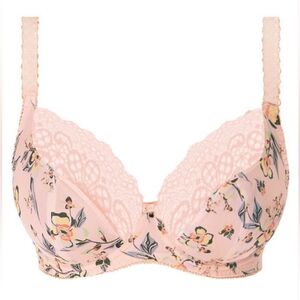 30G/UK30F Freya Unlined Erin Plunge Bra in Rosewater Pink